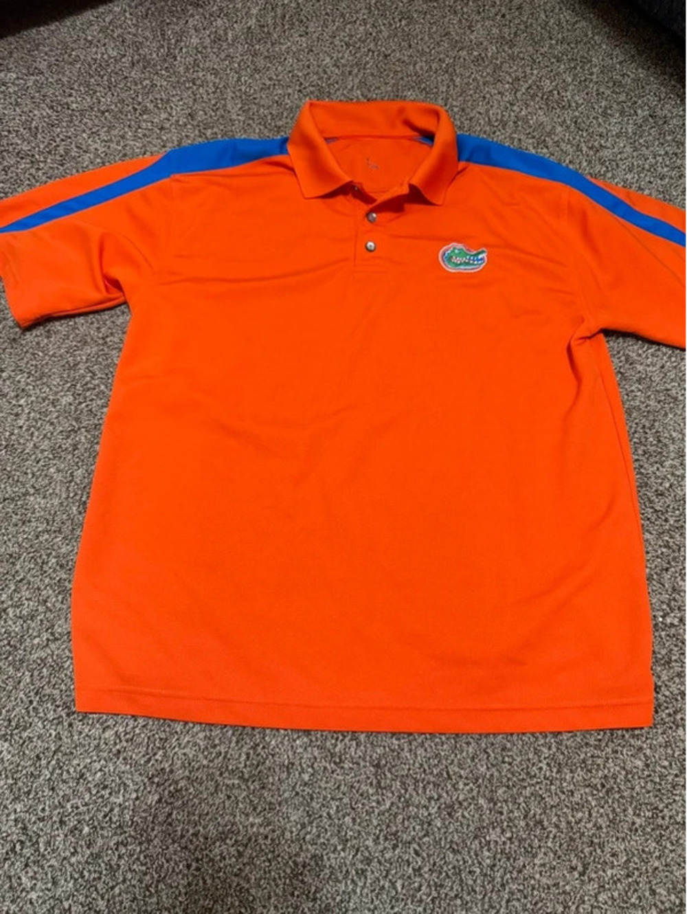 Florida Gators Men’s Orange Blue Performance Polo Shirt Embroidered ncaa
